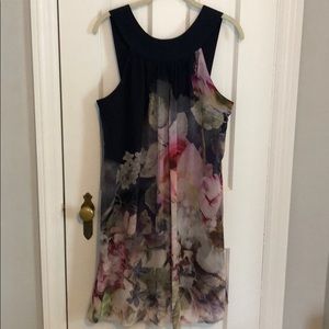 Floral & Navy Ted Baker Dress